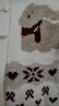 森馬（Semir）針織開(kāi)衫女冬半高領(lǐng)小狗提花牛角扣毛衫寬松2025上衣109725106003 曬單實(shí)拍圖