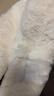 秋冬保暖加厚仿狐貍獺兔毛絨皮草圍巾潮大圍脖女士披肩百搭毛領(lǐng)子 白色 100cm 曬單實(shí)拍圖