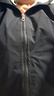 春秋外套女短款休閑棒球服寬松大碼連帽上衣薄款沖鋒小香風短風衣 黑色 XL 120-135斤 曬單實拍圖