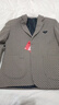 皮爾卡丹（pierre cardin）法國男裝休閑羊毛小西裝外套男西服修身單件商務(wù)春秋冬高端針織 D2316咖色 XL 180 曬單實(shí)拍圖