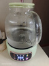 全玻璃燒水壺熱水壺養生壺恒溫壺煮茶壺煮茶器泡茶壺一體機保溫 1.5L 綠色單機款 曬單實(shí)拍圖