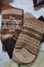 雪茜曼襪子女民族風(fēng)長(cháng)筒襪文藝復古堆堆襪潮襪秋季棉襪雙針女士中筒襪 曬單實(shí)拍圖