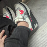 耐克（NIKE）AirMax90LV8圓頭系帶低幫生活休閑鞋女款白黑紅 白黑紅 36 曬單實(shí)拍圖