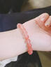 戚小米桃花手鏈女生款轉運珠手串輕奢2025新款生日七夕情人節送女友 桃之夭夭手串【精美禮盒】 曬單實(shí)拍圖