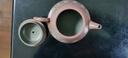 覓陶欽州坭興陶茶壺梁業(yè)蘭全手工線(xiàn)刻西施壺/水平壺/仿古壺普洱泡茶壺 知足常樂(lè )一壺兩杯 240ml 曬單實(shí)拍圖