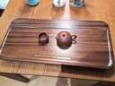 石福記胡桃木茶盤(pán)2025新款家用整塊實(shí)木茶臺新中式功夫茶具茶托高檔茶海 62*30*4.5（cm）單茶盤(pán) 曬單實(shí)拍圖