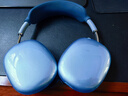 NACCITY適用蘋(píng)果airpods max保護套airpodsmax保護殼頭戴式耳罩1/2代四件套頭梁紫色透明硅膠星光色耳墊 【4件套】透藍 蘋(píng)果 AirPods Max 曬單實(shí)拍圖
