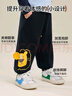 俞兆林（YUZHAOLIN）兒童褲子男童衛褲春季純棉百搭褲中小童休閑長(cháng)褲童裝 立體耳朵 曬單實(shí)拍圖