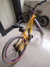 探路人土坡山地自行車(chē)變速碟剎白胎180響花鼓26寸單盤(pán)越野男女學(xué)生單車(chē) 檸檬黃色【白胎-180響花鼓】 26英寸 曬單實(shí)拍圖