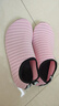 朗威室內健身鞋健身裝備軟底防滑瑜伽鞋運動(dòng)舞蹈鞋室內運動(dòng)鞋瑜伽器材 櫻花粉 34-35碼 曬單實(shí)拍圖