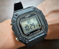 卡西歐（CASIO） 手表男女 小方塊手表 多功能防水數顯 學(xué)生運動(dòng)手表 電子手表 W-218H-1A 曬單實(shí)拍圖