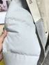 鴨鴨水晶系列羽絨服女士長(cháng)款加厚2025新款韓版時(shí)尚高充絨極寒保暖外套 冰川藍色 XL (170) 曬單實(shí)拍圖