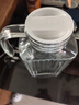 樂(lè )美雅 玻璃涼水壺耐高溫家用大容量水壺套裝涼水杯家用水壺果汁壺 透明四方壺中款1.7L 曬單實(shí)拍圖