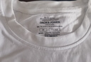杰克·瓊斯（JACK&JONES）25年男裝短袖T恤男夏季舒適男士T恤涼感多色半袖純色水洗不易走形 本白色A06 M 175 曬單實(shí)拍圖