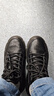 海瀾之家（HLA）男鞋秋冬高街時(shí)尚戶(hù)外工裝鞋子男款休閑皮鞋HAAGZM3EBF104 黑色40 曬單實(shí)拍圖