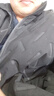 班尼路冬季新款加絨加厚棉服男防風(fēng)防水保暖純色簡(jiǎn)約款潮流翻領(lǐng)大碼棉衣 【重磅羽絨棉】-黑#純色 2XL 【不易跑絨 不易起坨】 曬單實(shí)拍圖
