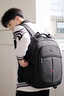 回力（Warrior）初中生書(shū)包男2026新款大容量減負護脊中學(xué)生雙肩包高中大學(xué)生背包 黑色加大號 單包 曬單實(shí)拍圖