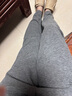 GAP女裝2025秋季新款Logo刺繡松緊腰休閑闊腿褲衛褲運動(dòng)褲 麻灰 M (165/70A)亞洲尺碼 曬單實(shí)拍圖