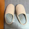 水星家紡日式輕奢簡(jiǎn)約棉拖鞋女士秋冬新款家居家室內情侶保暖地板棉拖鞋男 曬單實(shí)拍圖