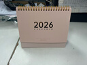 佐瀾哲 莫蘭迪臺歷2026馬年新款日歷記事本大格子書(shū)寫(xiě)打卡計劃本月歷辦公室桌面擺件支持定制 中號櫻落粉 曬單實(shí)拍圖