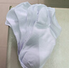 男士襪子男精梳棉7A抗菌新疆棉短款運動(dòng)夏女款透氣不臭腳純色船襪 短筒白色 10雙 曬單實(shí)拍圖