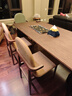 巢趣法式餐桌原木實(shí)木大板桌美式復古餐桌紅橡木書(shū)桌茶桌全實(shí)木餐桌 自定義餐桌2m 【加菲咖】全實(shí)木 曬單實(shí)拍圖