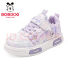 巴布豆童鞋女童秋款時(shí)尚百搭跑鞋軟底舒適兒童板鞋101553195糖果紫28 曬單實(shí)拍圖