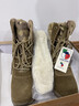 西域駱駝（VANCAMEL）東北雪靴男式皮草一體化冬季純羊毛保暖勞動(dòng)保護棉鞋登山防寒棉靴 迷彩沙色(羊皮毛一體) 43 曬單實(shí)拍圖