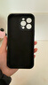 Smorss 【一體硅膠相機按鍵】適用蘋(píng)果16promax手機殼iphone16pm保護套親膚固態(tài)硅膠全包植絨男女軟殼 黑 曬單實(shí)拍圖
