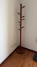 棲音閣全實(shí)木主干衣帽架落地立式掛衣架臥室大衣架民宿現代辦公室粗衣架 曬單實(shí)拍圖