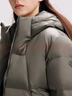 迪桑特（DESCENTE）WOMEN’S SKI STYLE女士保暖防鉆絨面包亮面羽絨服 GY-灰色 M (165/84A) 曬單實(shí)拍圖