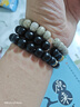 月印百川 菩提根手串 男款木帶寶瑪瑙天珠搭菩提桶珠文玩手串 單珠約10*11mm 曬單實(shí)拍圖