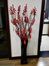 發(fā)財果仿真花擺件客廳插花紅果果花瓶假花家居擺設裝飾品紅漿果 10支紅色發(fā)財果+6枝黑枝（不含瓶） 曬單實(shí)拍圖