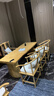 宋家匠新中式實(shí)木茶桌原木大板茶桌椅組合辦公室茶臺泡茶桌椅組 2.2米桌+主椅+4客椅+茶水臺 曬單實(shí)拍圖