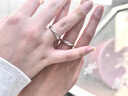 DRIG純銀戒指情侶對戒女男一對高級感輕奢婚戒新年生日禮物送女友老婆 「山?！箤洹据p奢禮盒】 開(kāi)口可調節 曬單實(shí)拍圖