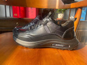 IYUZ品牌男鞋冬季新款潮流真皮運動(dòng)鞋輕奢加絨皮鞋百搭增高休閑鞋子男 黑色 【高端男鞋】 40 曬單實(shí)拍圖
