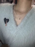 多想余項鏈女款輕奢小眾高級感首飾毛衣鏈飾品吊墜鎖骨鏈2025新款蛇骨鏈 水滴吊墜雙層項鏈 曬單實(shí)拍圖
