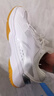 李寧（LI-NING）羽毛球鞋全能王V男女同款減震訓練鞋標準白AYTT001-5 白色 37碼 曬單實(shí)拍圖