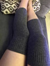 恒源祥羊毛護膝保暖秋冬防寒膝蓋護具中老年關(guān)節炎保暖護腿套男女士通用 【經(jīng)典羊毛薄暖-品牌認證】巖灰色 30cm 2只裝 -XL碼 【130-160斤】 曬單實(shí)拍圖