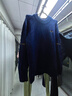 JEEP吉普毛衣男秋冬季高端休閑針織打底衫圓領(lǐng)男款上衣 藏青 2XL 曬單實(shí)拍圖