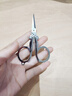 張小泉折疊剪刀便攜迷你旅行隨身小剪刀小號不銹鋼剪子戶(hù)外釣魚(yú)鋒利學(xué)生 折疊剪刀（不銹鋼） 曬單實(shí)拍圖