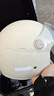 國標3c認證電動(dòng)車(chē)頭盔男女電瓶摩托車(chē)四季通用安全帽秋冬保暖半盔 新國標A類(lèi)3C認證卡其色【高清防霧長(cháng)鏡+宇航員貼紙】 曬單實(shí)拍圖