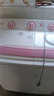 長(cháng)虹半自動(dòng)波輪洗衣機 家用老式雙缸雙桶 洗脫一體機 大容量脫水甩干機 以舊換新 洗脫18.5公斤【洗滌12公斤+脫水6.5公斤】 曬單實(shí)拍圖