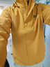 jackWolfskin狼爪TRAILTIME男款防風(fēng)防水戶(hù)外徒步連帽沖鋒衣外套A63903A 盞花黃/M0043 L 曬單實(shí)拍圖