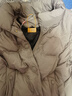 鴨鴨（YAYA）中年媽媽裝羽絨服女冬季新款洋氣優(yōu)雅40歲50中老年人女裝外套 卡其色 2XL /175 曬單實(shí)拍圖