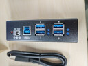 西普萊（SIPOLAR） 工業(yè)級4口usb2.0分線(xiàn)器擴展塢臺式電腦筆記本usb擴展HUB集線(xiàn)器帶外接電源 USB3.0    AX-143 帶電源12V1A 曬單實(shí)拍圖