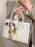 丹希路（danxilu）生日母親節禮物送媽媽實(shí)用包包女包2026新款手提包輕奢女士斜挎包 9619米白色 曬單實(shí)拍圖