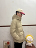 波司登（BOSIDENG）25新款羽絨服男短款90絨連帽休閑通勤百搭保暖厚外套B250245315 曠野卡其7F33 L 180/100A 體重約140-155斤 曬單實(shí)拍圖