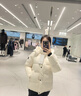 波司登（BOSIDENG）25年新款泡芙90鵝絨羽絨服女商場(chǎng)熱賣(mài)同款外套B250243116 【趨勢推薦】幻境白8625 XL 175/96A充絨量210g 體重約140-160斤 曬單實(shí)拍圖