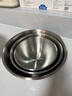 蘇德樂(lè )316食品級不銹鋼和面盆洗菜打蛋盆家用廚房涼拌沙拉料理盆直邊盆 23-25-28cm【三件套】 曬單實(shí)拍圖